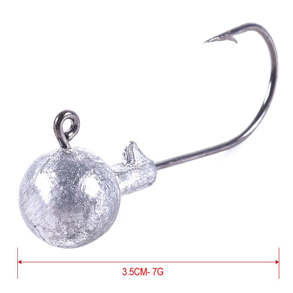 Good Quality Fishing Lure Stand-up Jig Head with 1/0 Black Nickle Hook -  China Jig Head and Fishing Lure price
