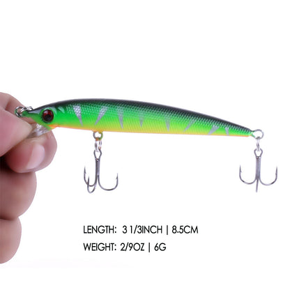3 1/3in 2/9oz Minnow Lures