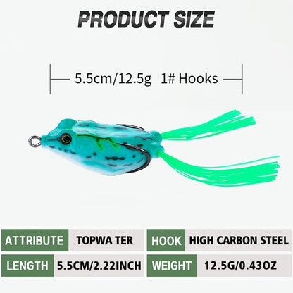 2 1/6in 4/9oz Frogs Lures
