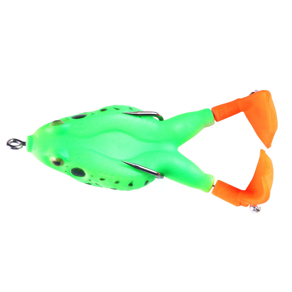 Double Propeller Frog Bait with Rotating Leg