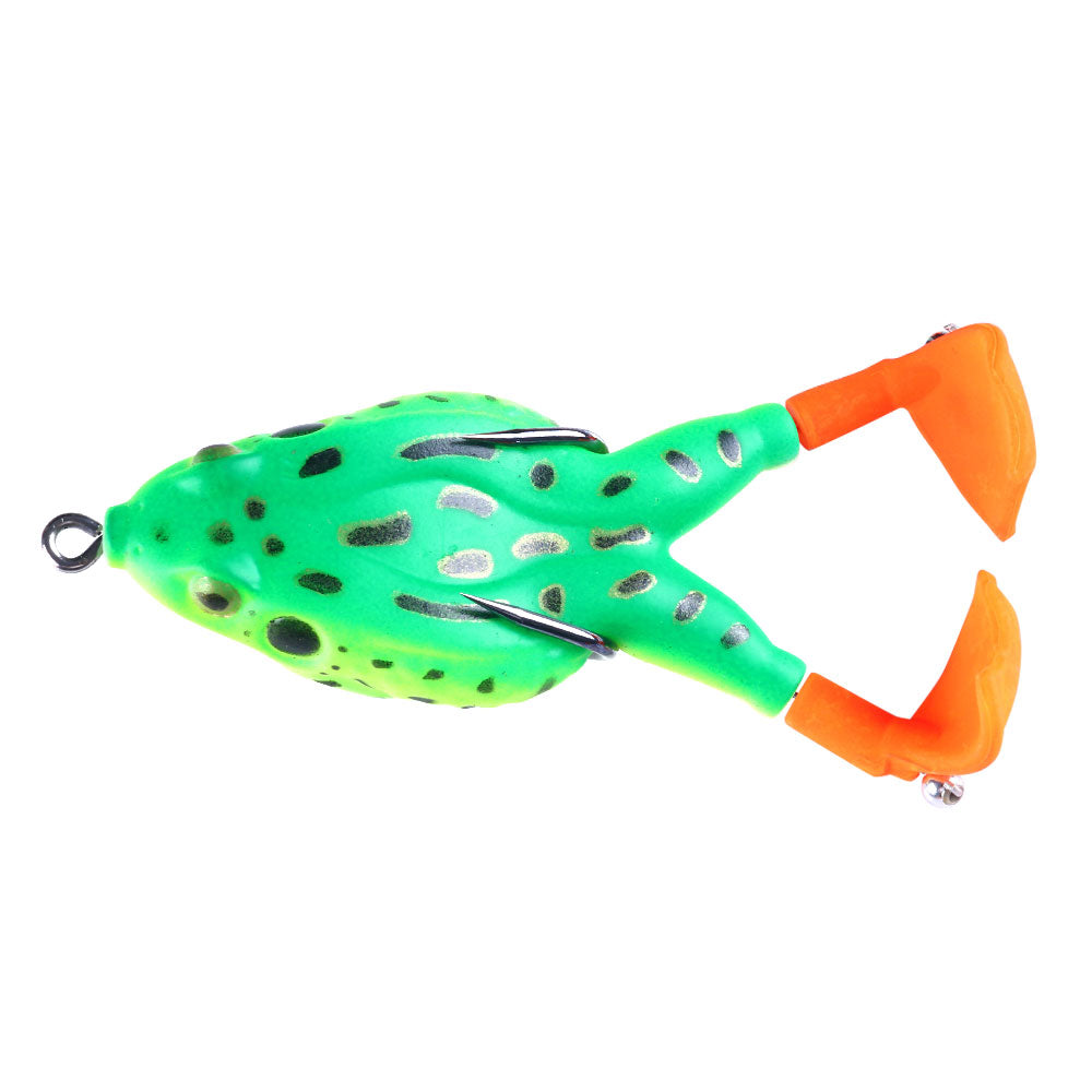 Double Propeller Frog Bait with Rotating Leg