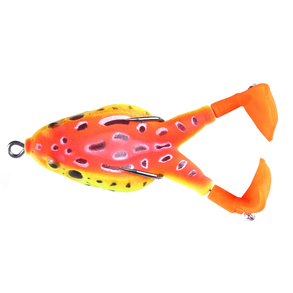 Double Propeller Frog Bait with Rotating Leg