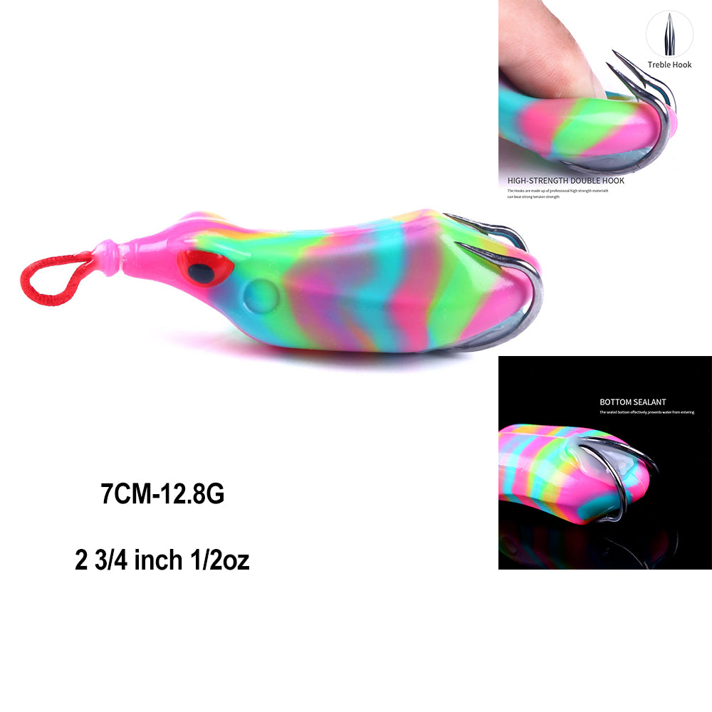 Frog Lure with Spinner Tail