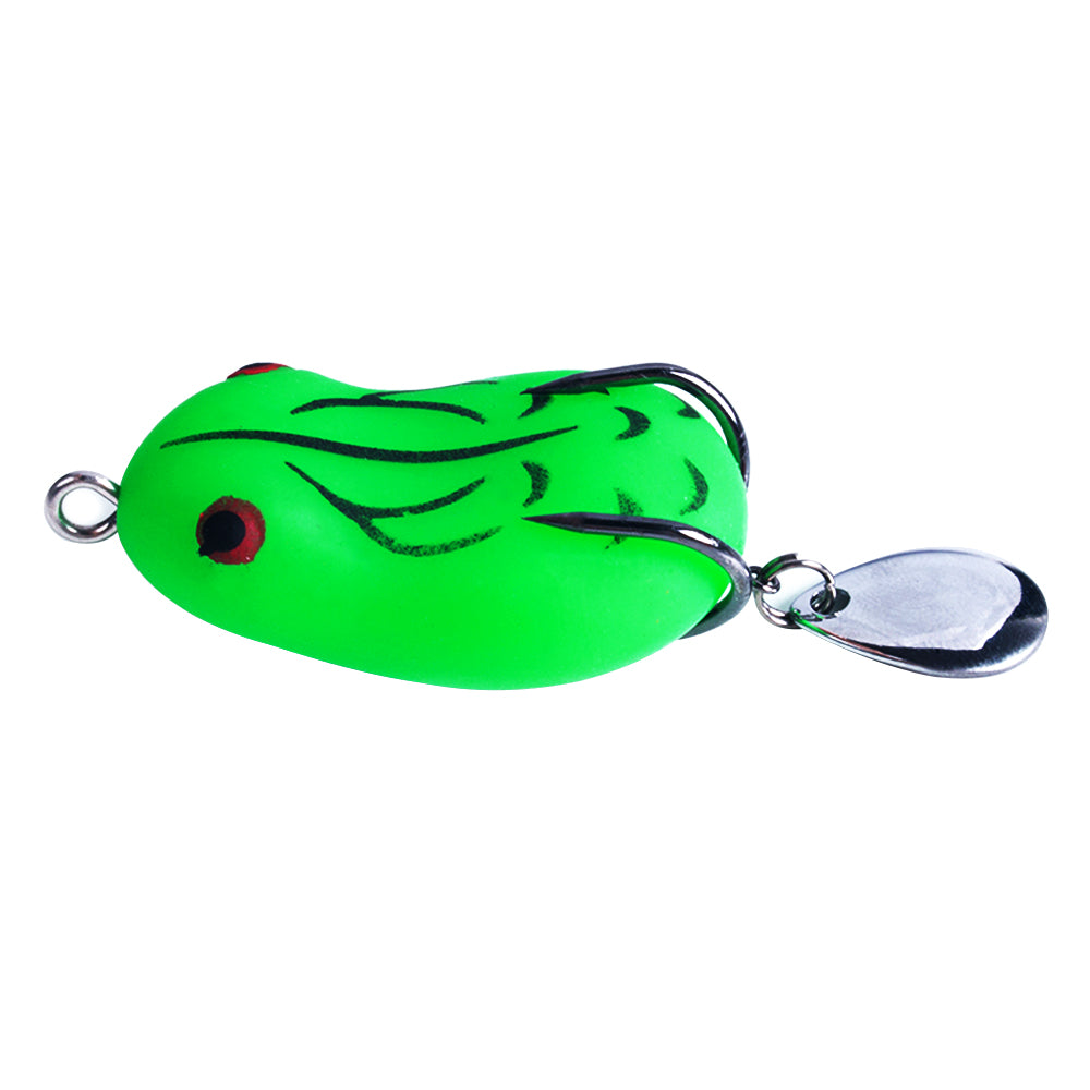 Topwater Frog Lures Sequins, Bass Fishing Lures Soft Swimbait Baits with  Tackle Box for Bass Trout – Hengjia fishing gear