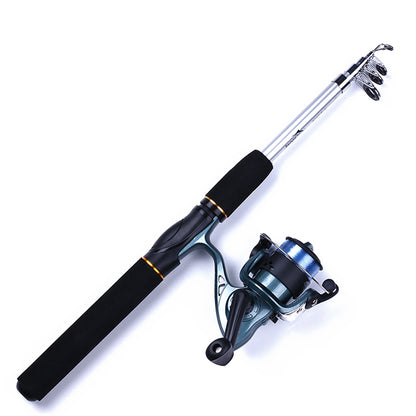 1.8M Spinning Rod and Reel Combo With Lure Fishing Tackles FRL001
