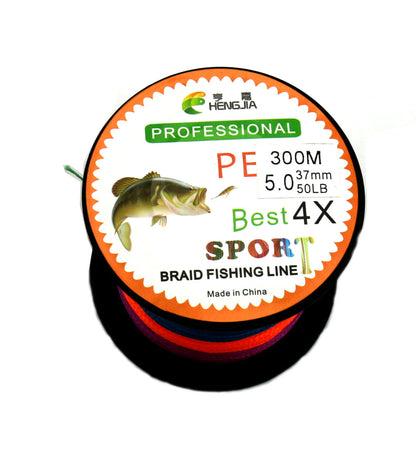 chinese braided fishing line 300M Braided Fishing Line PE Braid Wire For Spinner Reel Superline HENGJIA – Hengjia fishing gear