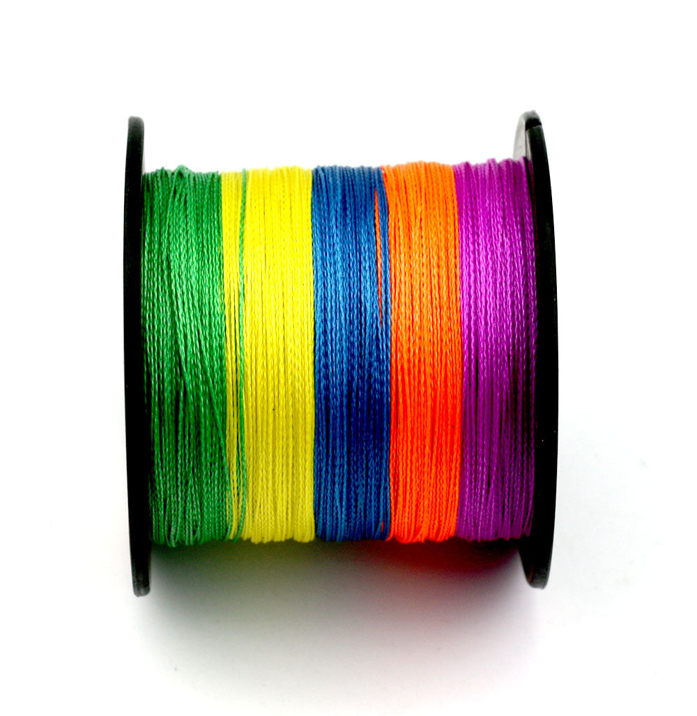   PE-4-weaves-braided-utral-strong-300M-5-colors-fishing-lines-HENGJIA