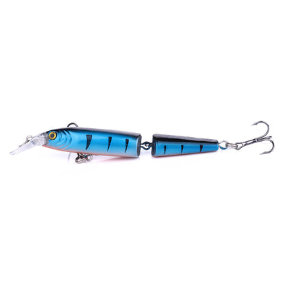 5.5 30g Multi Jointed Fishing Lure Section Segments Bass Trout Swimbait  Crankbait Anchovy Shad Dove Tail Baits