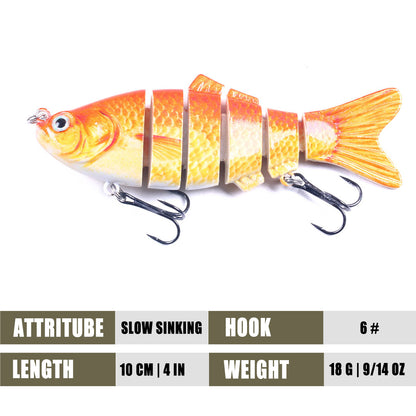 Hengjia 24pcs/Set Crankbait, Minnow Lure, Lead Fish, Soft Bait, Vib Lure,  Reflective Full Swimming Layer Lure, Artificial Hard Bait, Fake Bait,  Suitable For Fishing Bass In Freshwater And Saltwater