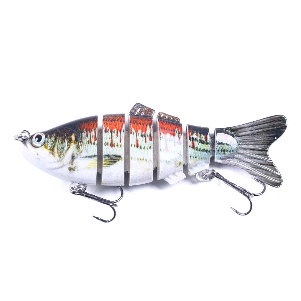 1PCS 140mm/120mm Unpainted Fishing Lure Floating Swimbait Jointed Bait ABS  Plastic Artificial CF LURE Joint Bait