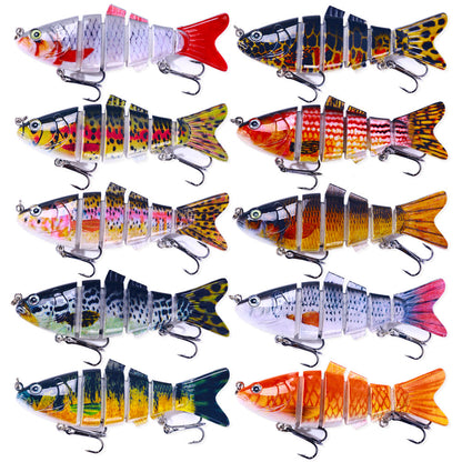 5.27'' 0.63oz 6-Segments Multi Jointed Bait Hard Plastic Fishing Lures – Hengjia fishing gear 5.27'' 0.63oz 6-Segments Multi Jointed Bait Hard Plastic Fishing Lures – Hengjia fishing gear