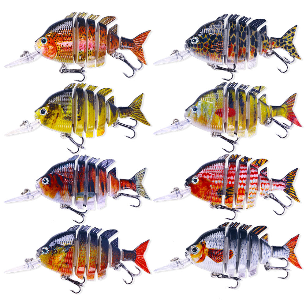 Jointed Lures, 6 Multi Section Baits For Bass | HENGJIA – Hengjia ...