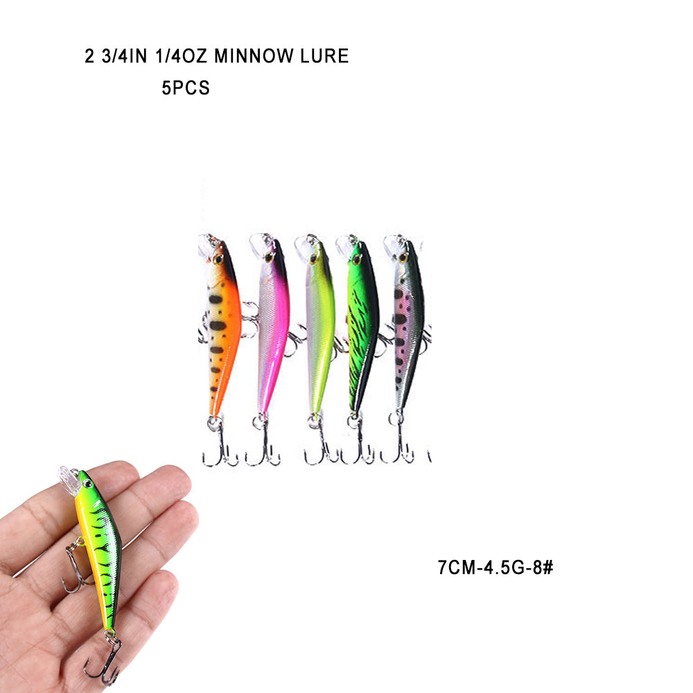 Minnow Lure Sets For Bass Fishing