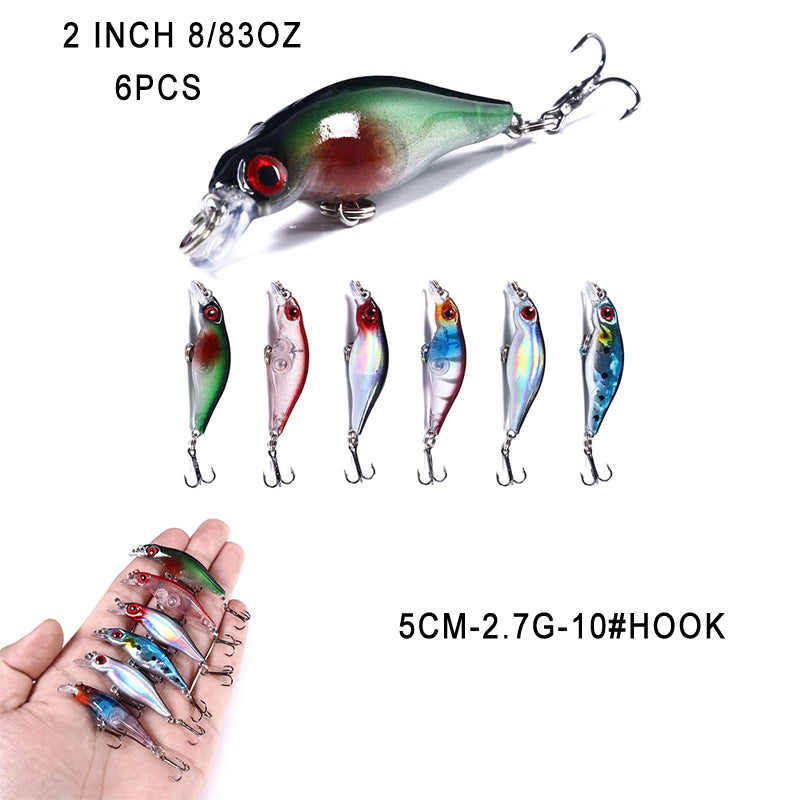 Minnow Lure Sets For Bass Fishing