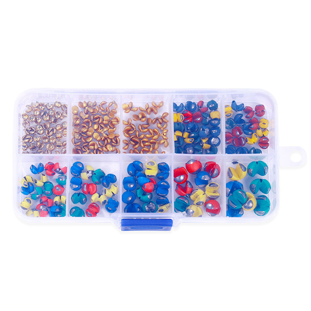 212 pcs Weights Sinkers Removable Round Fishing Sinkers Fishing