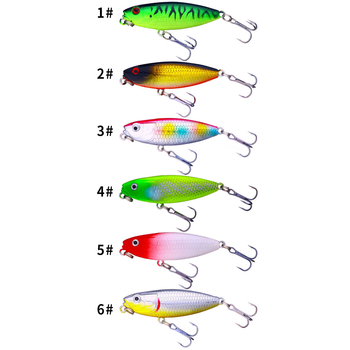 new 6.5cm/10g plastic popper fishing lure