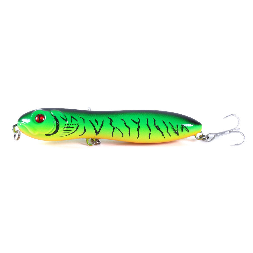  HUFFA Fishing Lure 125mm 18g Topwater Pencil Popper Wobbler  for Fishing Seabass Top Water Baits Saltwater Surface Lures (Color : 01,  Size : 125mm 18g) : Sports & Outdoors