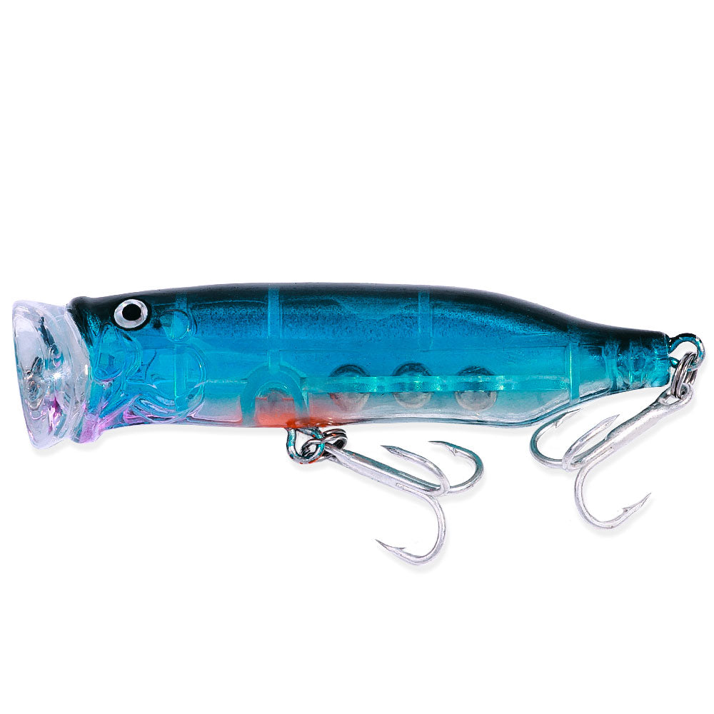 9cm Plastic Popper Fishing Lures Bass Top Water Rattles at Rs 249/piece, मछली पकड़ने का चारा in Gonda
