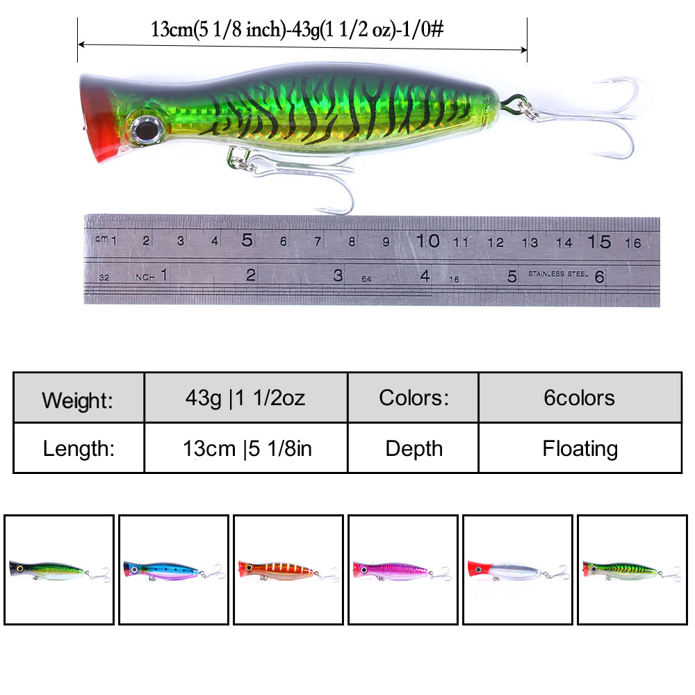 Imprinted Hot Shot Popper Lure  Customizable Popper Lure Wholesale