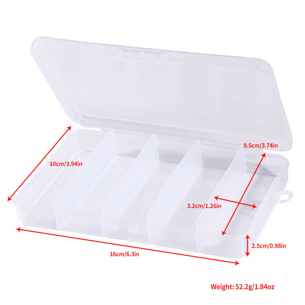 3 Types 5 Compartments Fishing Box for Outdoor Fishing Lures