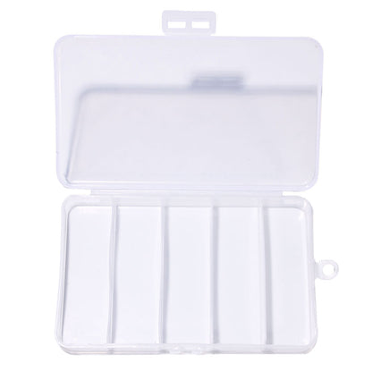 OUTKIT 5 Compartments Transparent Visible Plastic Fishing Tackle