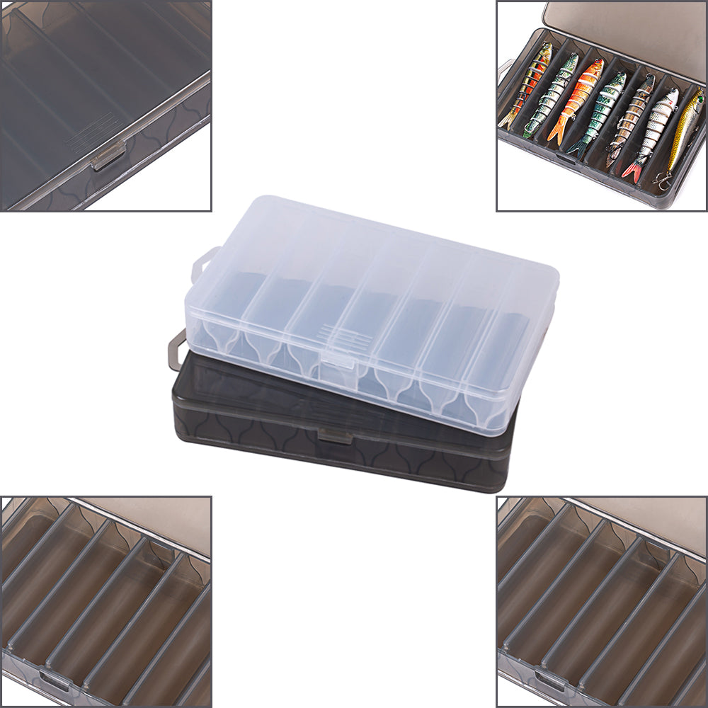 1pc Double-Sided Lure Box Fishing Tackle Accessory Organizer For Hard Bait,  Lead Fish, Squid Lure Storage