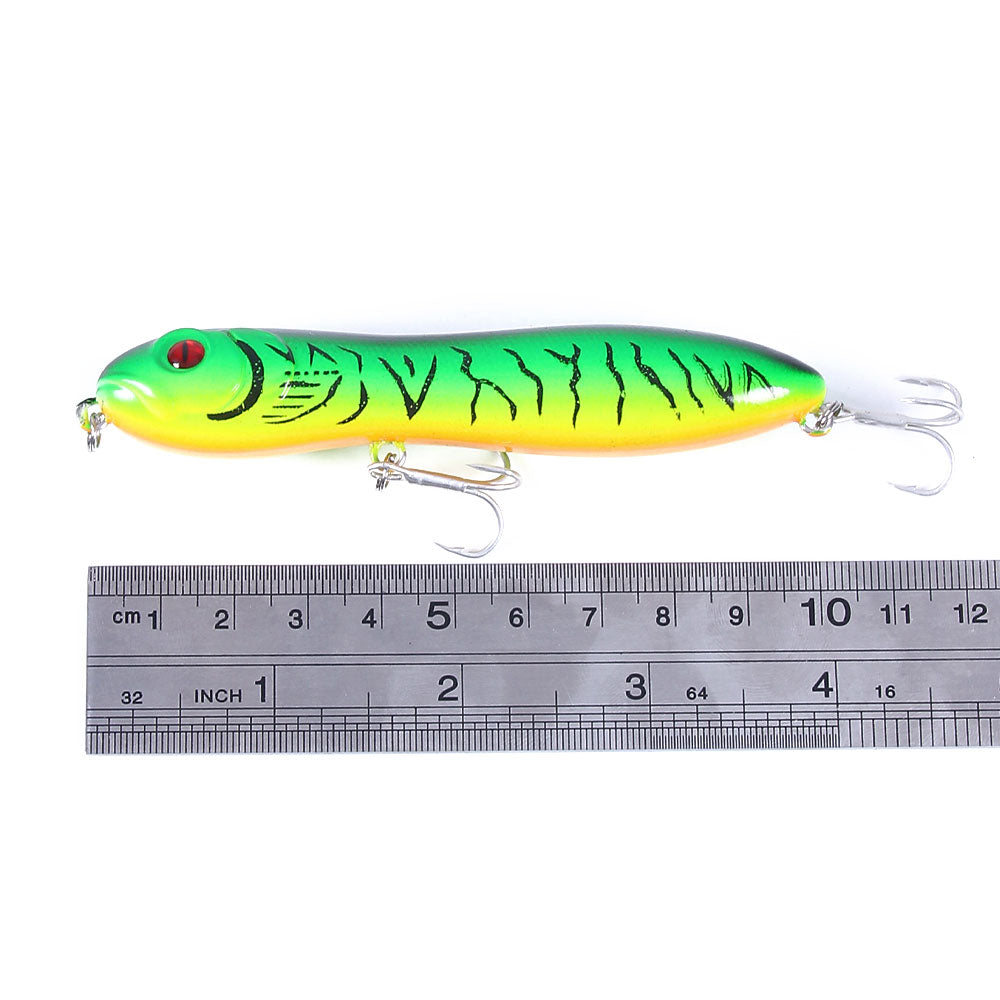 10CM 16G Topwater Popper Bait Pencil Popper Topwater Fishing Lure – Hengjia fishing  gear