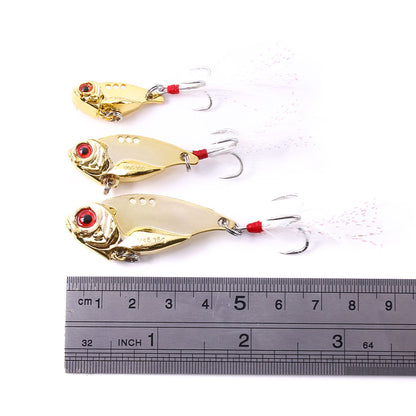 2 3/4in 2/3oz Metal VIB Lure with Feather