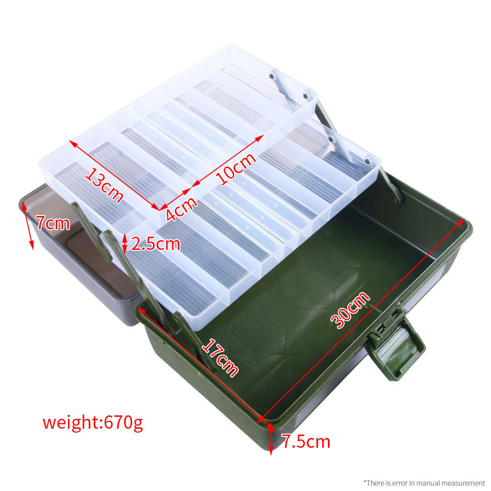 3 Layers Big Fishing Tackle Box Large Box Set – Hengjia fishing gear