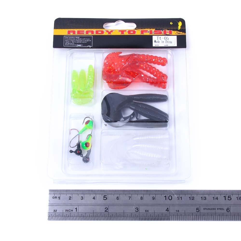 Fishing Lures Kit Soft Plastic Lures Set