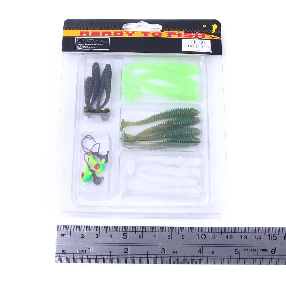 Fishing Lures Kit Soft Plastic Lures Set