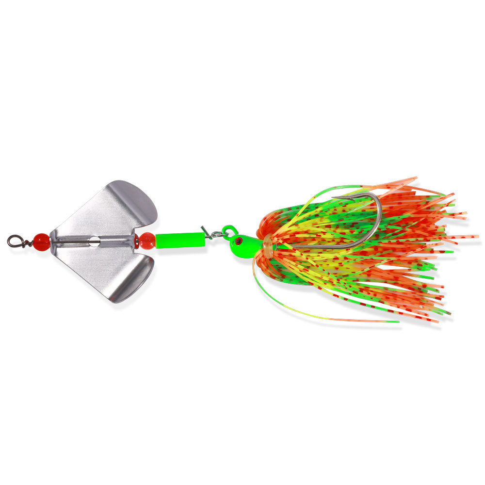 8CM 11.4GHENGJIA Swimbait with Skirt Tails Bass Jigs with Swivel