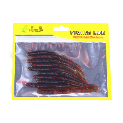 Soft Fishing Lures Rubber Worm Baits with Fishing Box – Hengjia