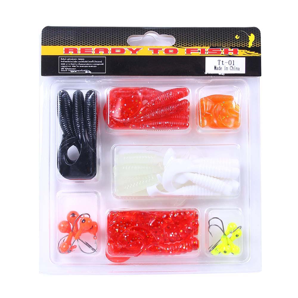 Fishing Lures Kit Soft Plastic Lures Set