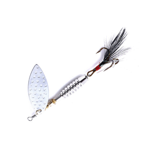 4in 3/5oz Spoon Lure Feathered Hook