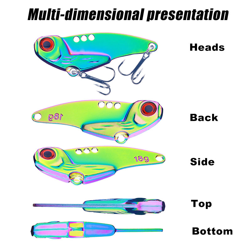 Hajimari Fishing Lures - Realistic ABS Plastic Crank Bait Fishing Lures for Bass, Cod, Trout, and More, Size: 5.5 cm