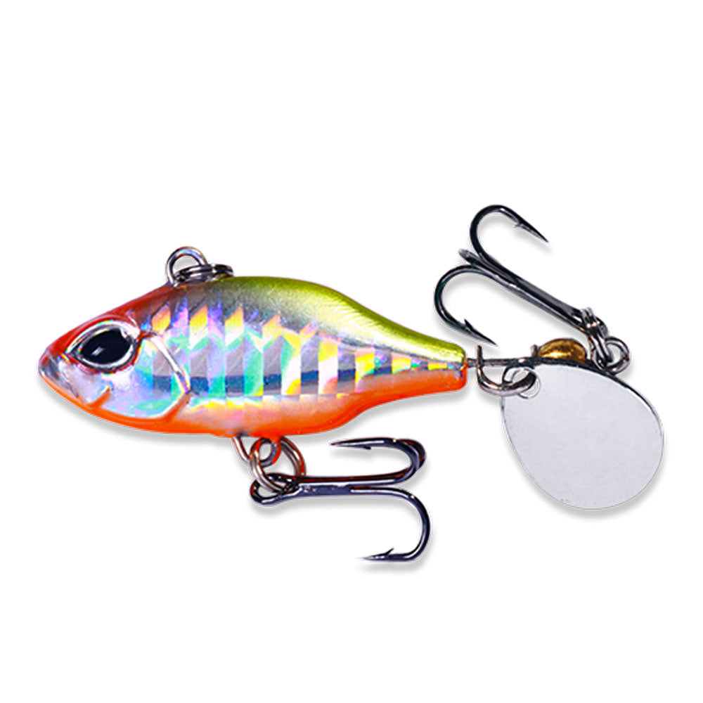 Cheap VIB Fishing Lures Tail Spinners Metal Lure Blade Baits For