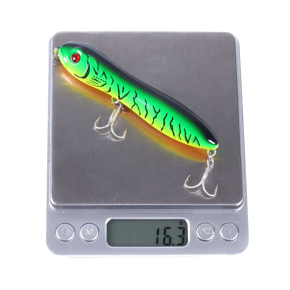 1pcs/lot High Quality Snake head pencil Fishing lures 10cm/11.5g Topwater  lure Fishing wobblers