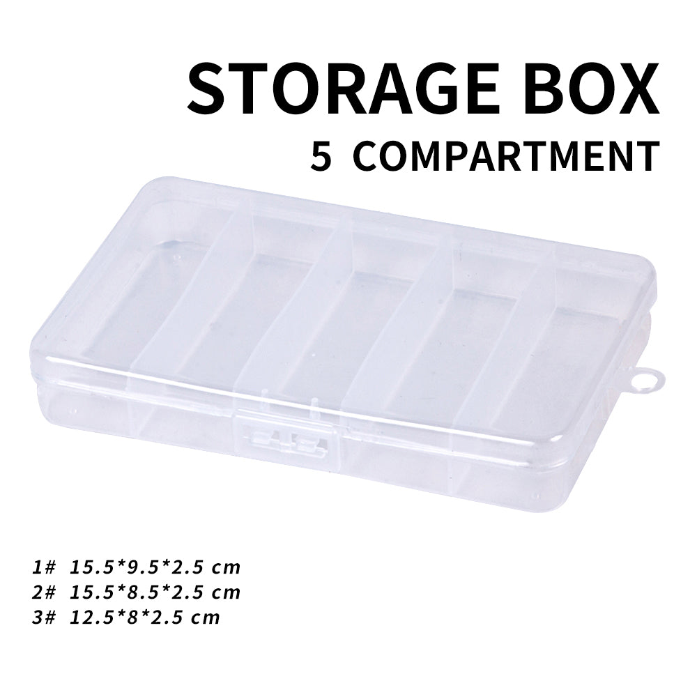 5 Compartments Lure Box
