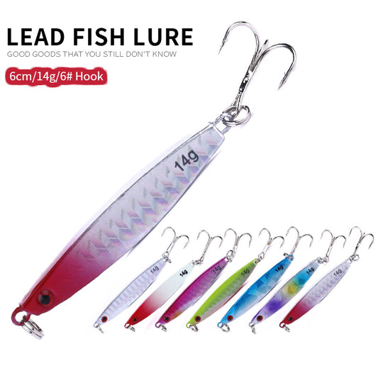 2.36'' 0.49oz Fish Jigs Metal Lead  Lures