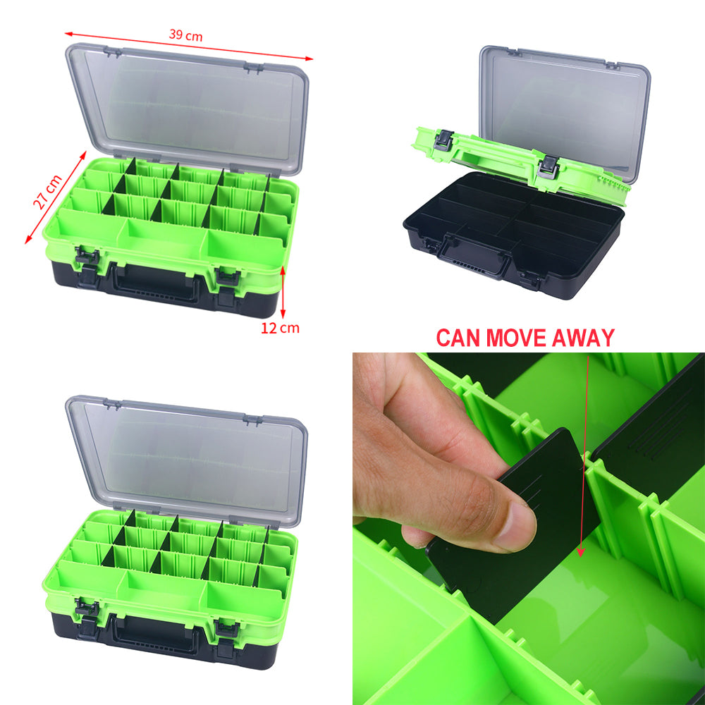 Niiyen Fishing Lure Boxes 26 Grid Fishing Baits Box Waterproof Portable Tackle  Box Plastic Lure Organizing Box Fishing Lures Holder Hooks Storage Case  Fishing Lure Storage Containers Accessory price in Egypt