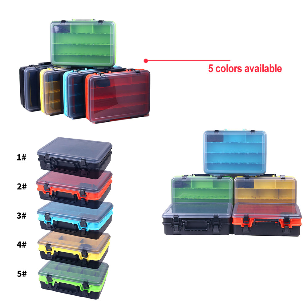 2024 New Four Layer Ice Fishing Jigs Box Easy-Grips Flies Box Waterproof  Fishing Tackle Box Fishing Flies Storage Container - AliExpress