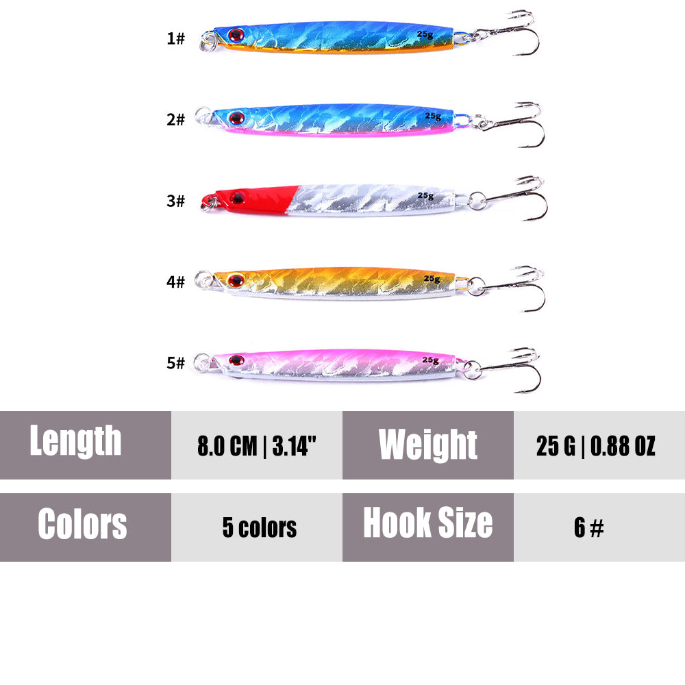3 1/7in 8/9oz Lead Bait Lures