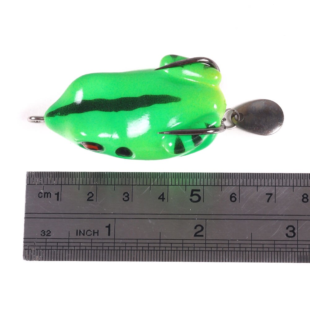 2 1/6in 2/5oz Frog Lure Sillicon Bait