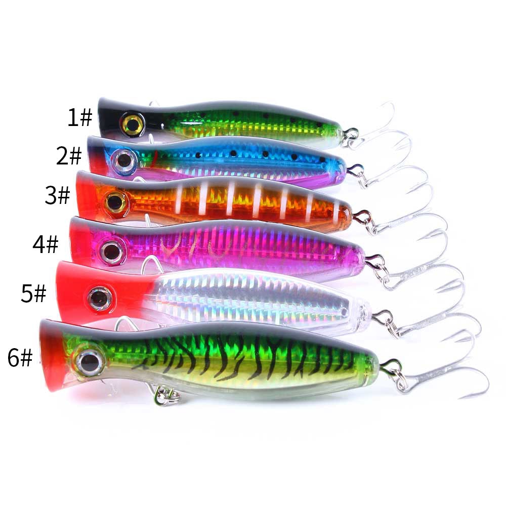 5 1/8in 1 1/2oz Large Popper Lure Minnow Lures