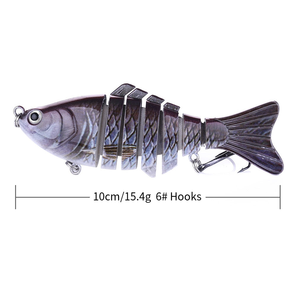 3 15/16in 5/9oz 7 Segment Sinking Jointed Fishing Lures JM023 Hengjia fishing gear 3 15/16in 5/9oz 7 Segment Sinking Jointed Fishing Lures JM023 Hengjia fishing gear